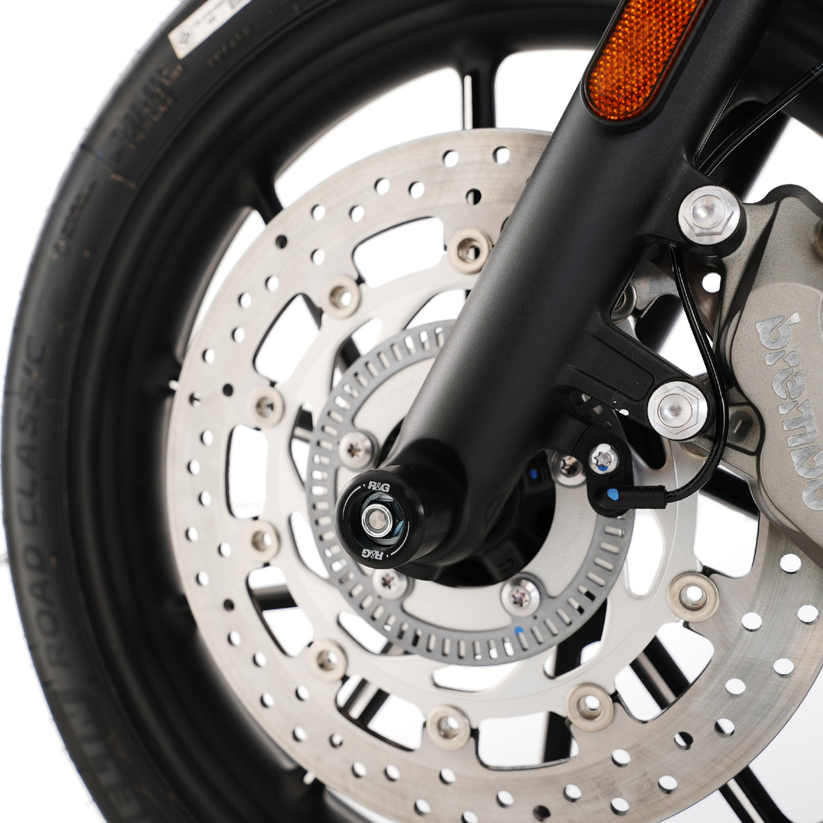 R&G Fork Protectors | Black | Triumph Street Twin '16-, Speed Twin 900 '22- '24 & Bonneville Bobber '17