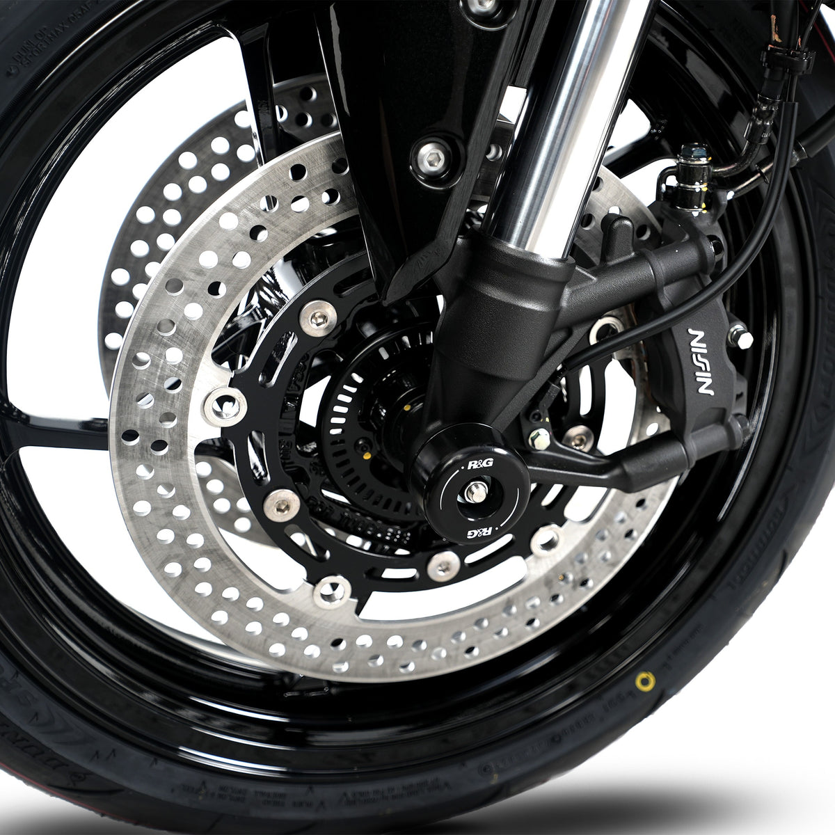 R&G Fork Protectors | Black | Kawasaki Z900 '17-, Z900 SE '22- & Z900RS '18- '24 -   Pyramid Motorcycle Accessories