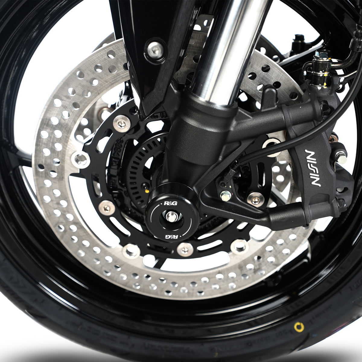 R&G Fork Protectors | Black | Kawasaki Z900 '17-, Z900 SE '22- & Z900RS '18- '24 -   Pyramid Motorcycle Accessories