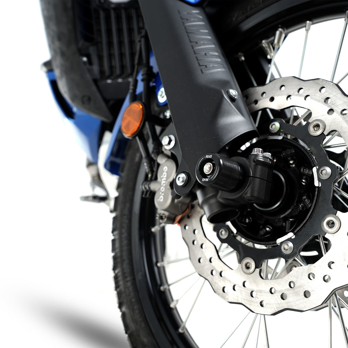 R&G Fork Protectors | Black | Yamaha Tenere World Rally(T7) '23-, Tenere 700 '19-, Tenere 700 World Raid '22- & Tenere 700 Rally '21-