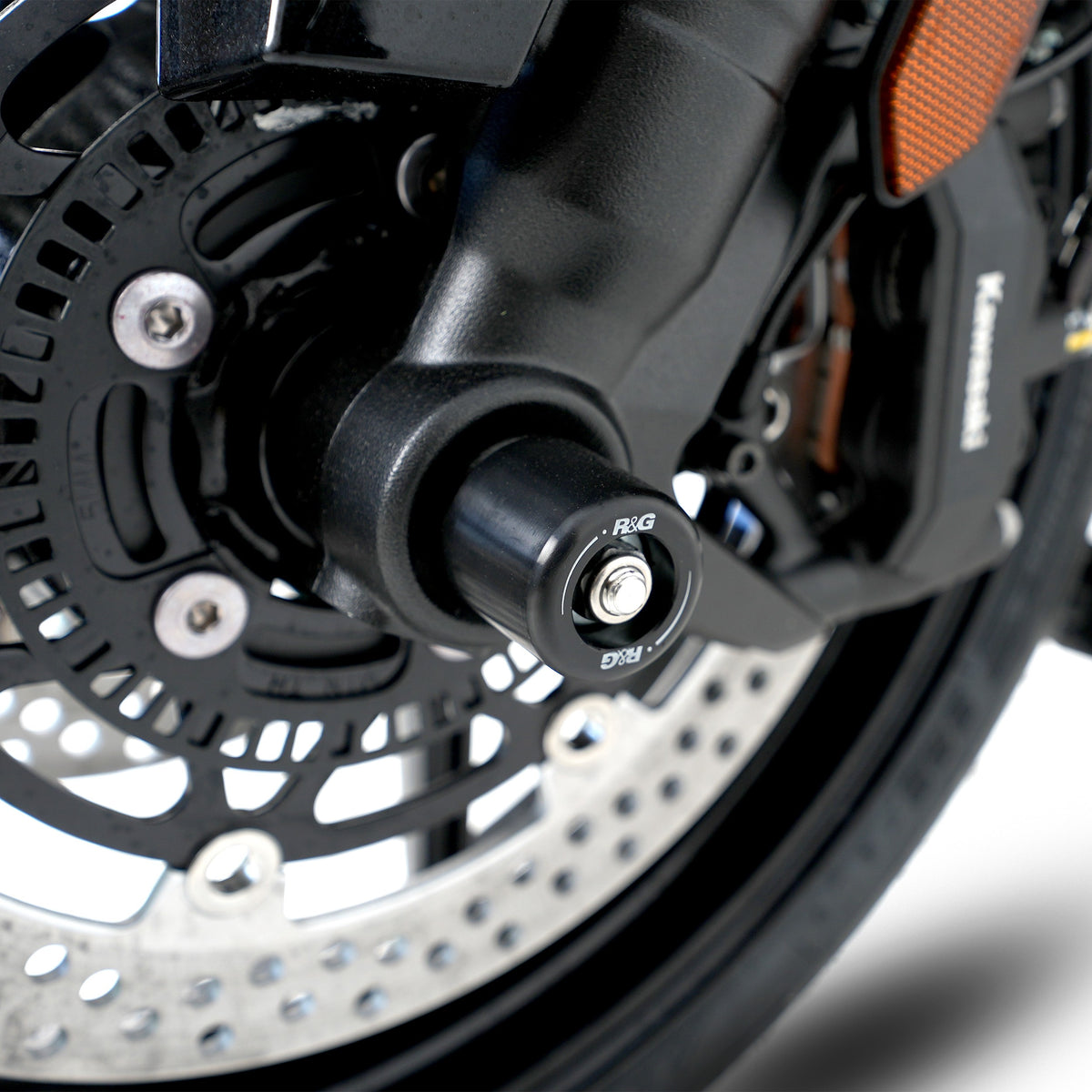 R&G Fork Protectors | Black | Kawasaki Z1100 '26-, Ninja 1000SX ’20- '24 & Ninja 1100SX (SE) '25- -   Pyramid Motorcycle Accessories