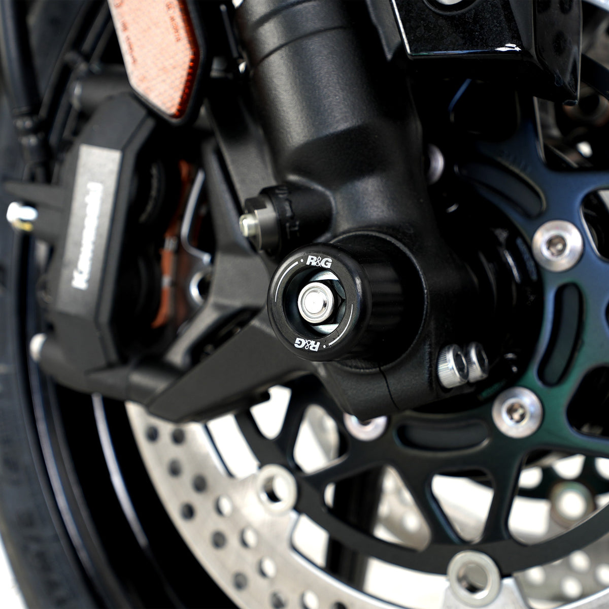 R&G Fork Protectors | Black | Kawasaki Z1100 '26-, Ninja 1000SX ’20- '24 & Ninja 1100SX (SE) '25- -   Pyramid Motorcycle Accessories