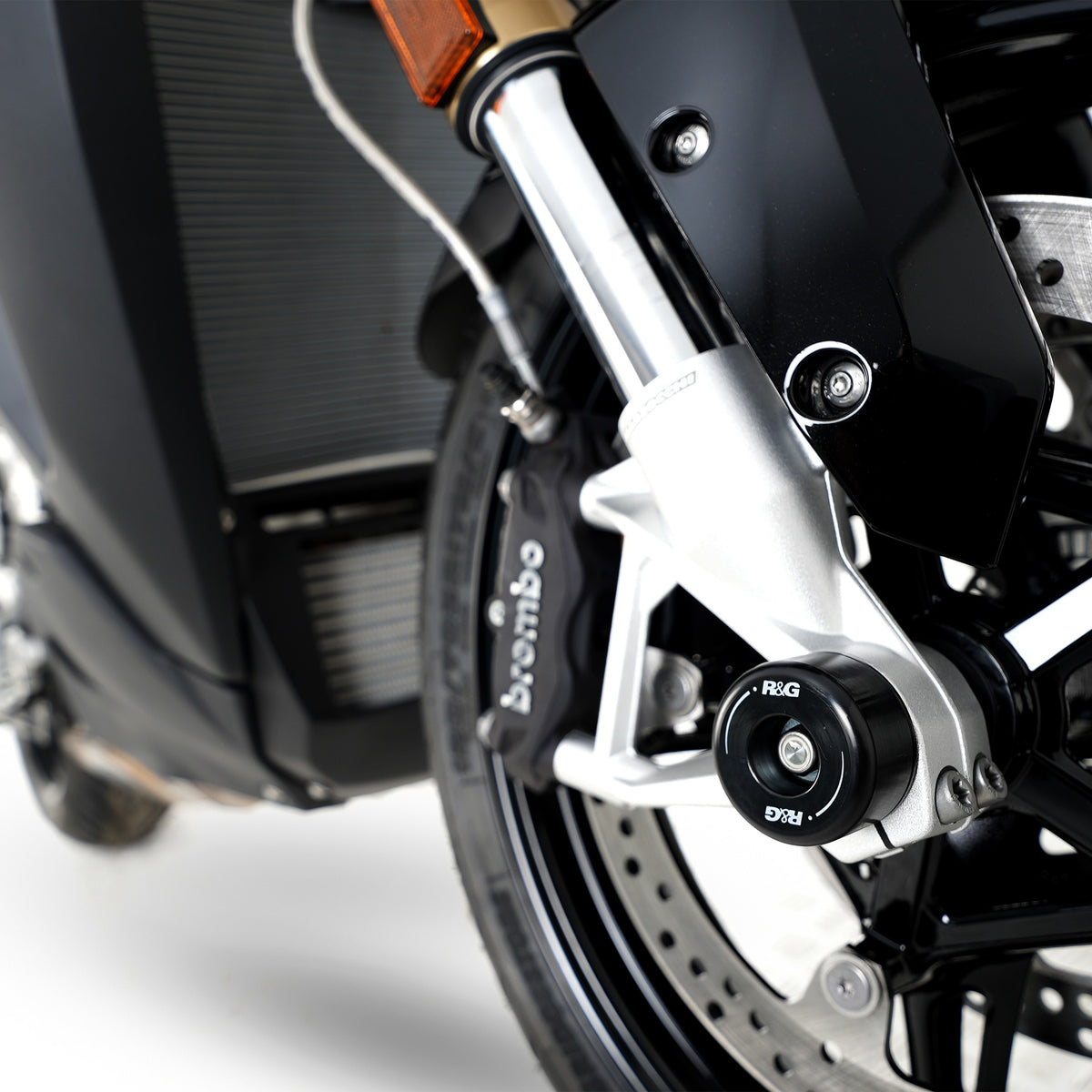 R&G Fork Protectors | Black | BMW M1000R ‘25-, S1000XR '20- '23, M1000XR '24-, S1000RR '10-, HP4 '13-'14, S1000R '14- & M1000RR '21-'22