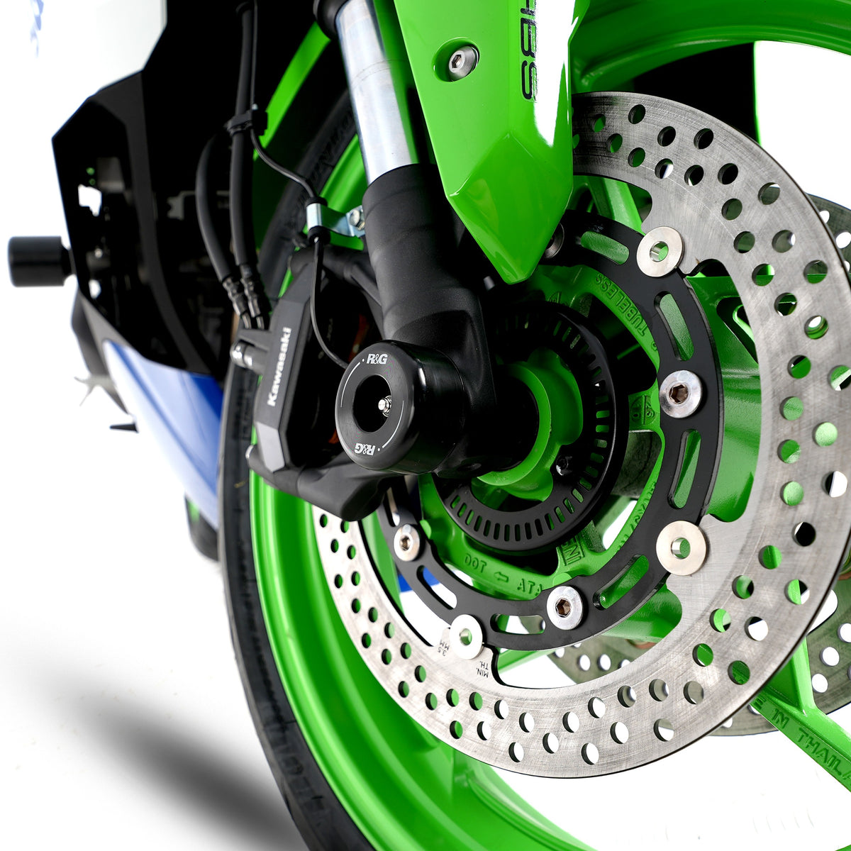 R&G Fork Protectors | Black | Kawasaki ZX-25R '20- & ZX-4R(R) (SE) ’23- -   Pyramid Motorcycle Accessories