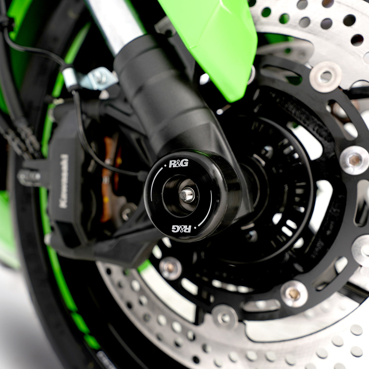 R&G Fork Protectors | Black | Kawasaki ZX-25R '20- & ZX-4R(R) (SE) ’23- -   Pyramid Motorcycle Accessories
