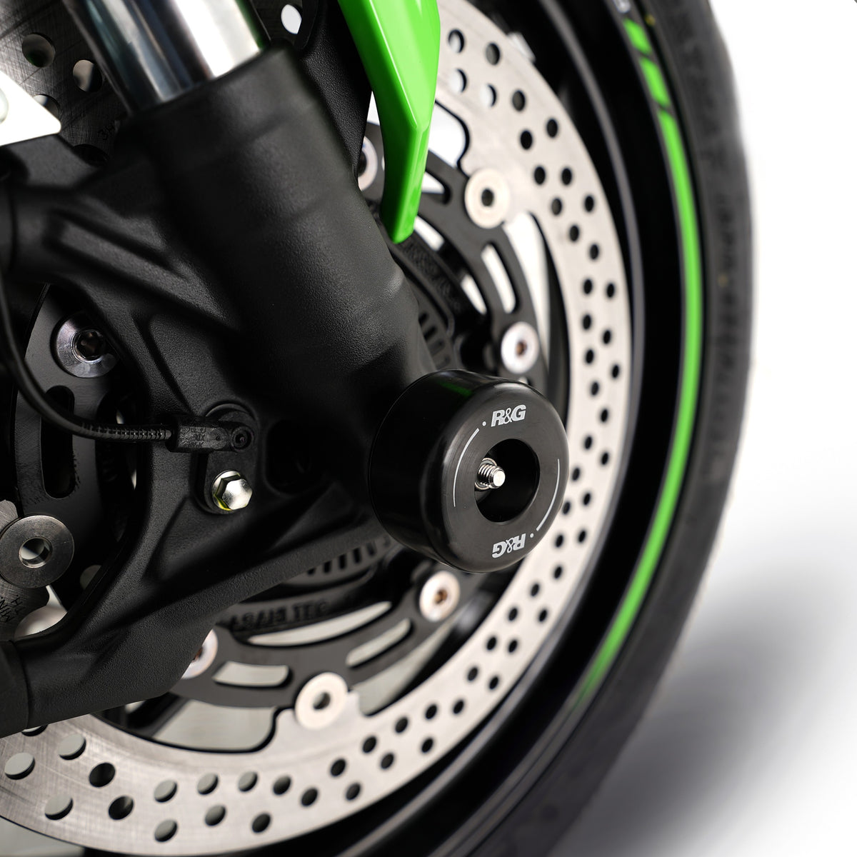 R&G Fork Protectors | Black | Kawasaki ZX-25R '20- & ZX-4R(R) (SE) ’23- -   Pyramid Motorcycle Accessories