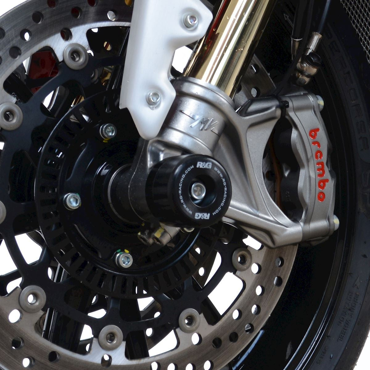 R&G Fork Protectors | Black | MV Agusta Brutale 1000RR '20- & Oro 20-