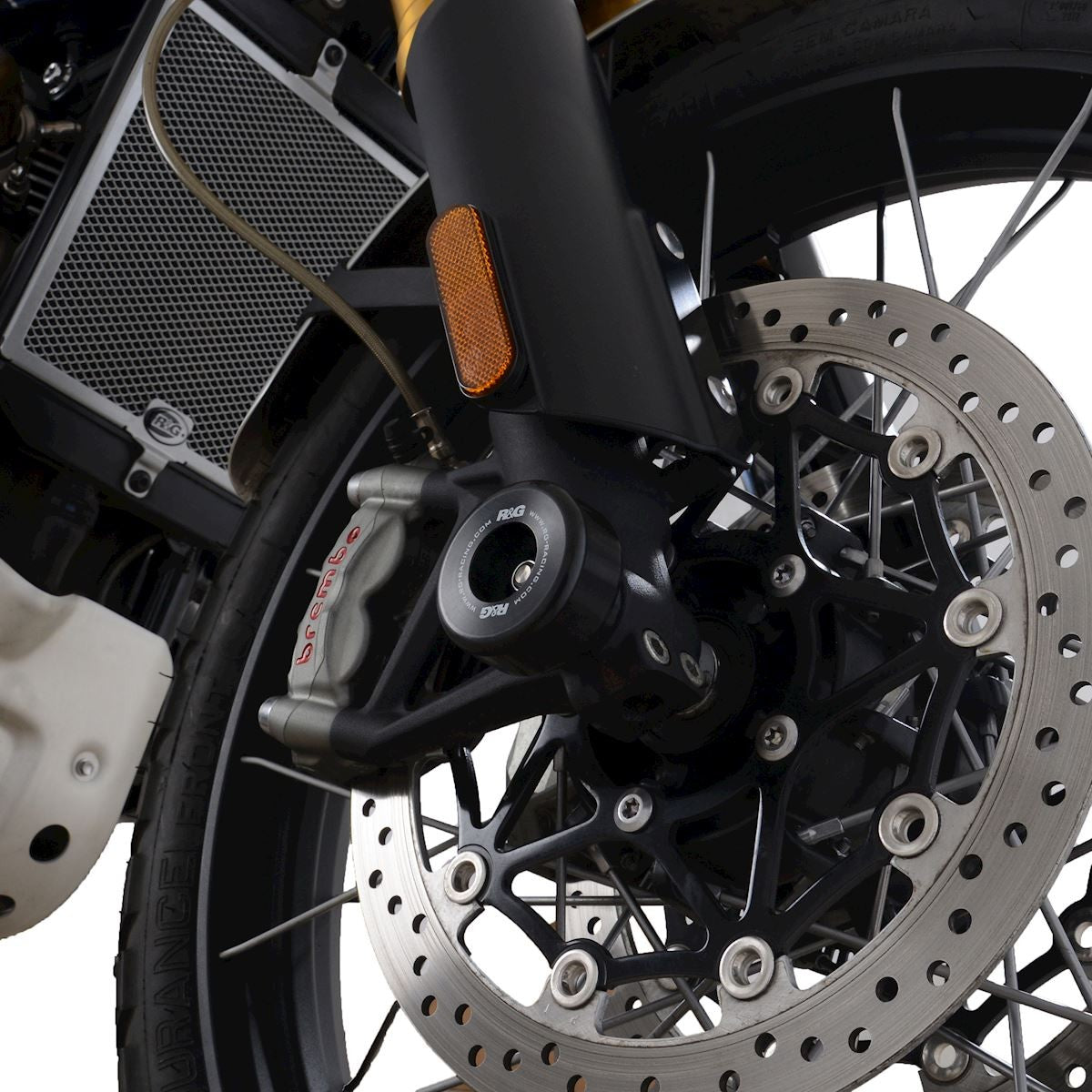 R&G Fork Protectors | Black | Triumph Scrambler 1200 XE '19-