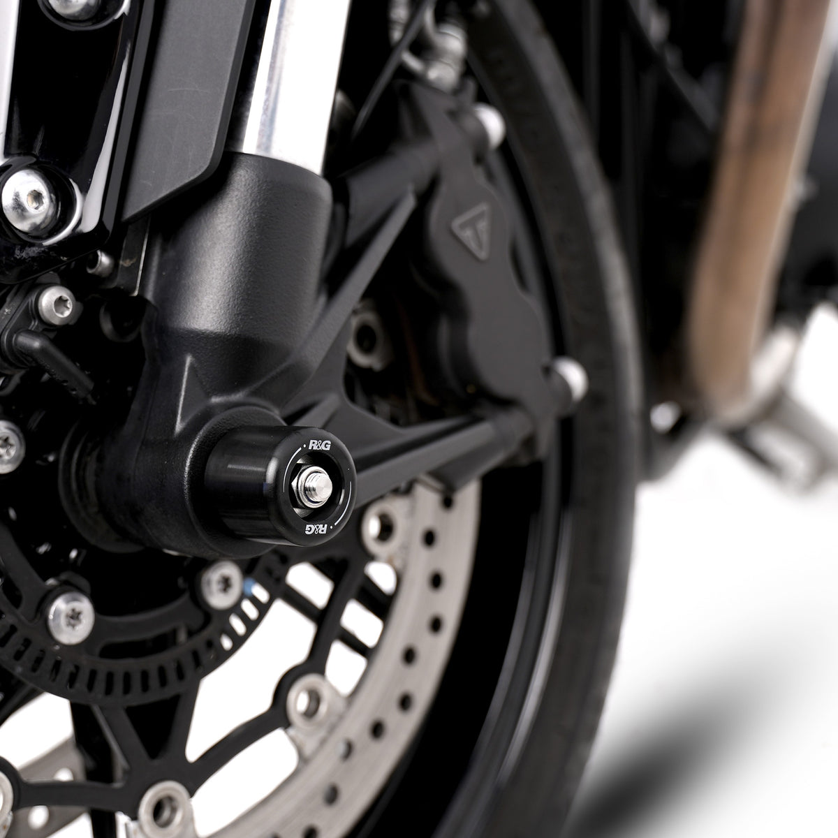 R&G Fork Protectors | Black | Triumph Speed Twin 1200 '21- -   Pyramid Motorcycle Accessories