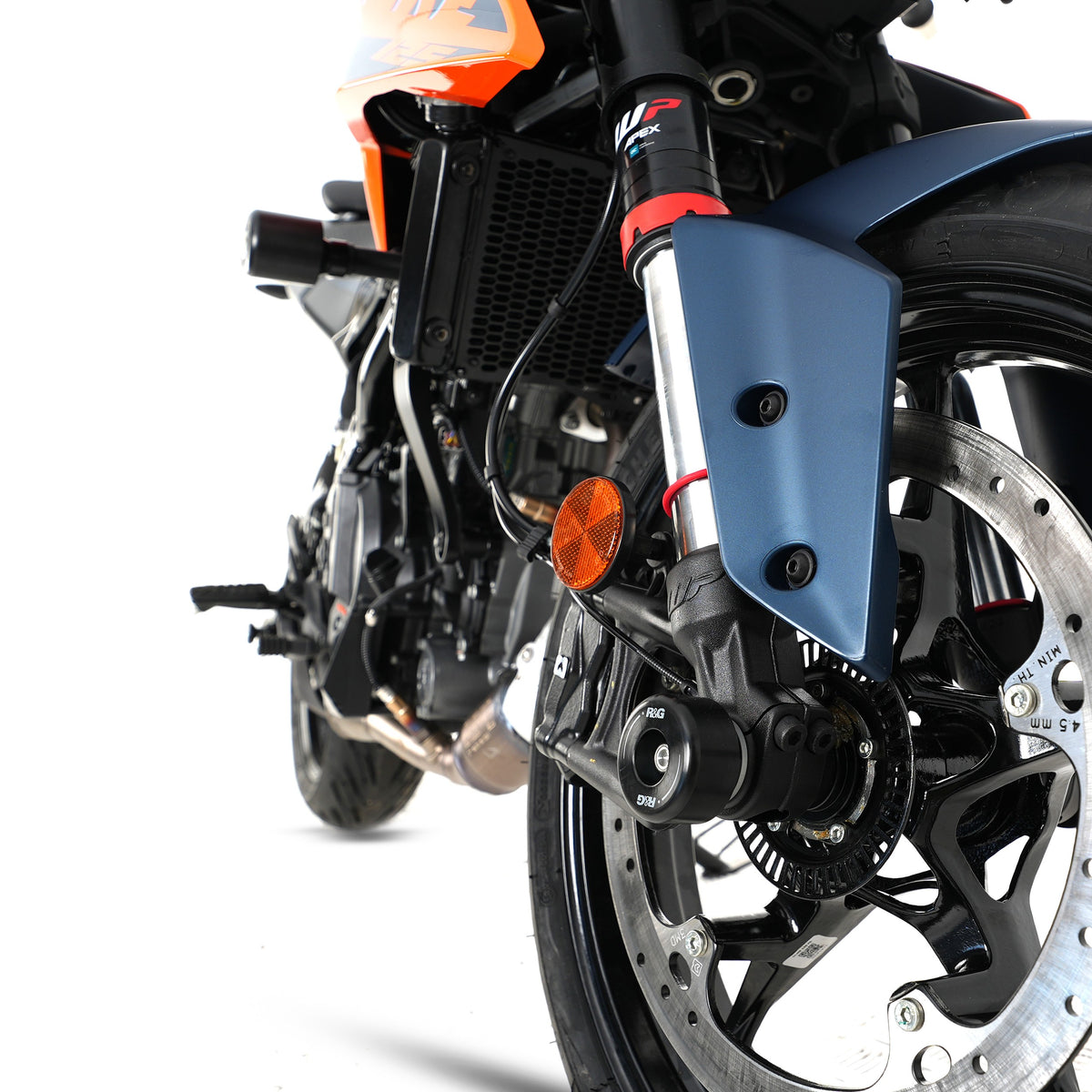 R&G Fork Protectors | Black | KTM RC 390/ RC 200/ RC 125 '22- Duke 125/250/390 '24- & Husqvarna Vitpilen '24-