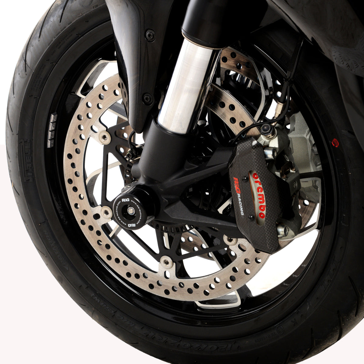 R&G Fork Protectors | Black | Ducati Diavel V4 '23- -   Pyramid Motorcycle Accessories
