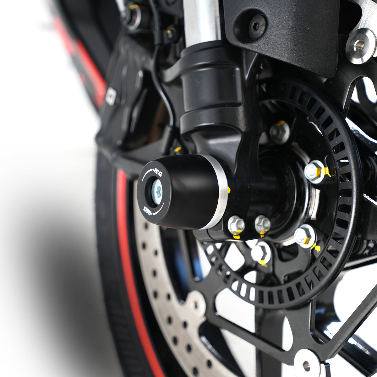 R&G APEX Fork Protectors | Black | Aprilia RS457 '24-