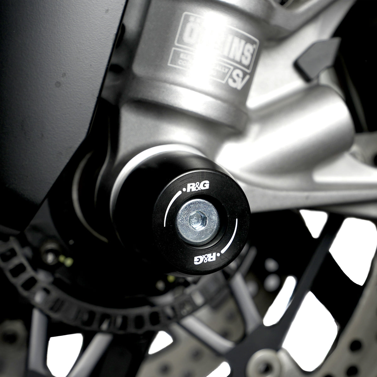 R&G APEX Fork Protectors | Black | Ducati Panigale V4(S) '25-, Streetfighter V4 S '25-, Scrambler 1100 '18-25 & Scrambler 1100 Pro '20-25