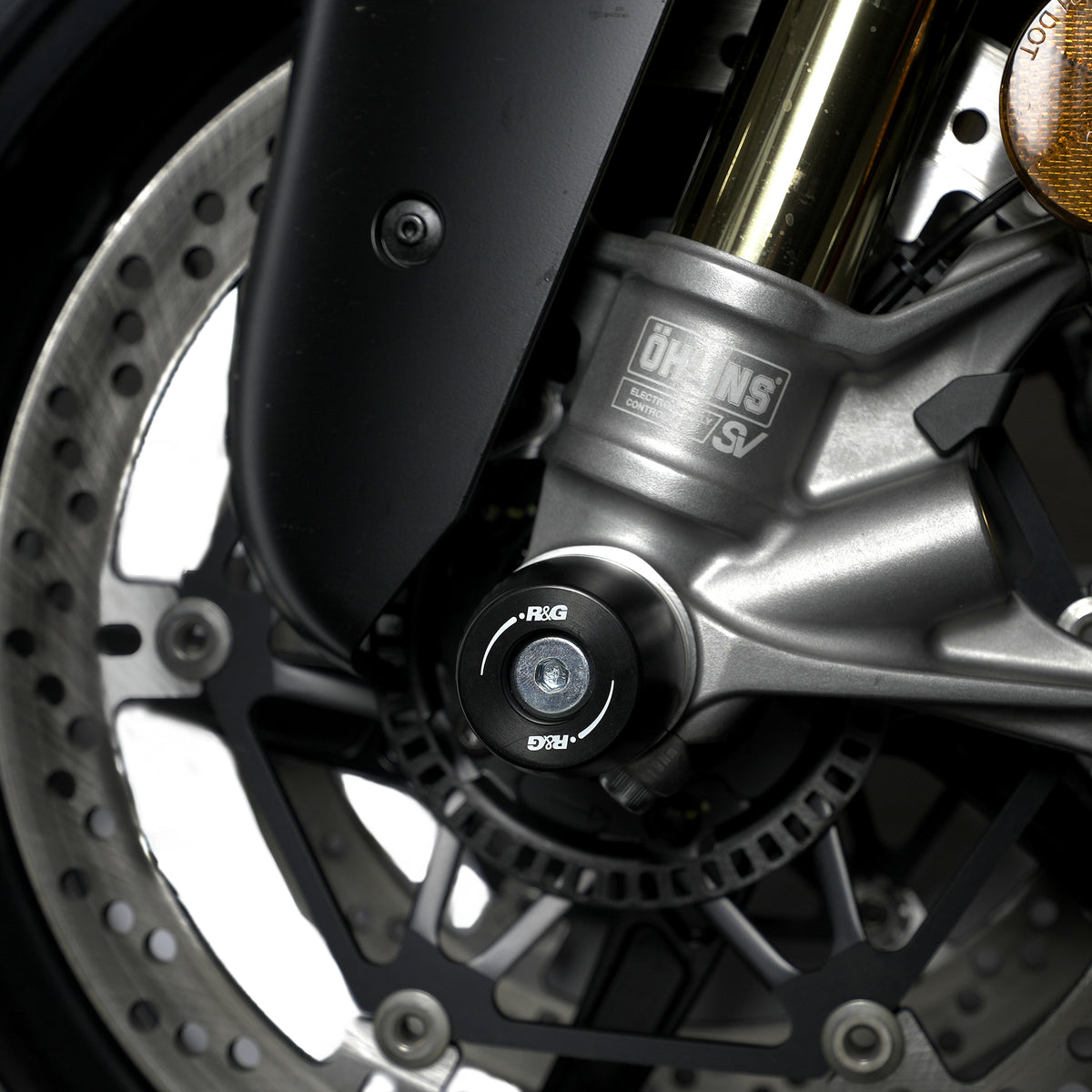 R&G APEX Fork Protectors | Black | Ducati Panigale V4(S) '25-, Streetfighter V4 S '25-, Scrambler 1100 '18-25 & Scrambler 1100 Pro '20-25