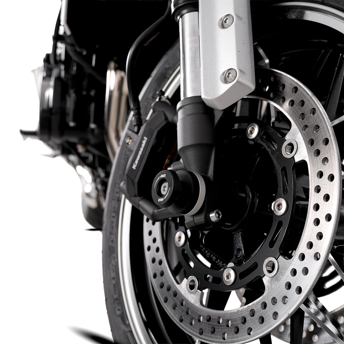 R&G APEX Fork Protectors | Black | Kawasaki Z900 '25-, Z900 SE '22- & Z900RS '21-