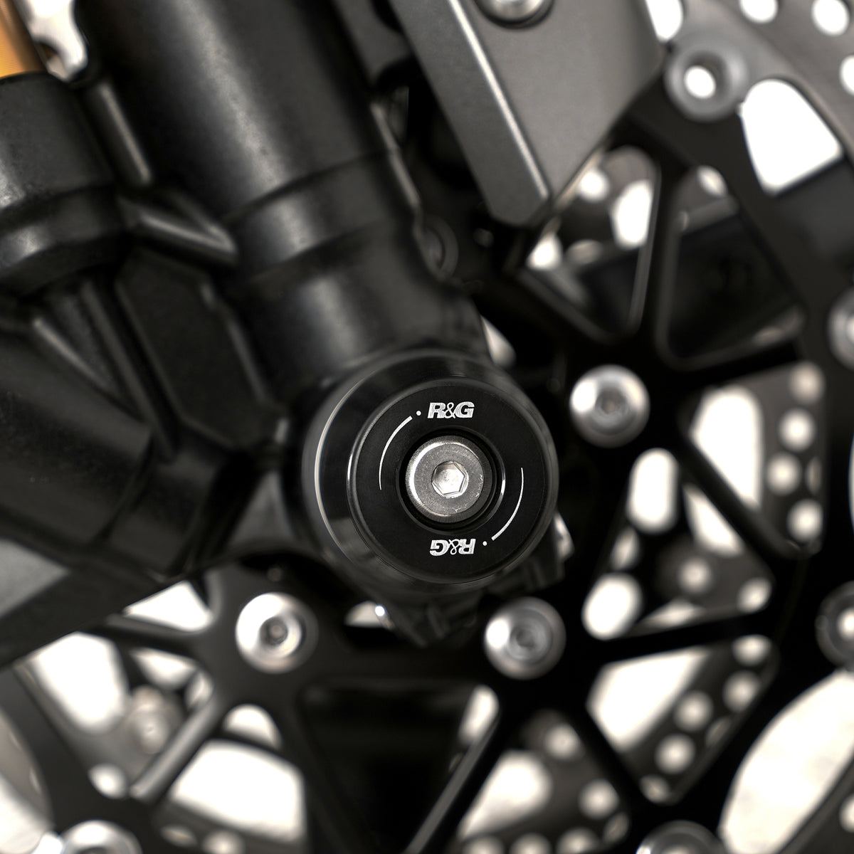 R&G APEX Fork Protectors | Black | Kawasaki ZX-10R '16- & ZX-10RR '21- -   Pyramid Motorcycle Accessories