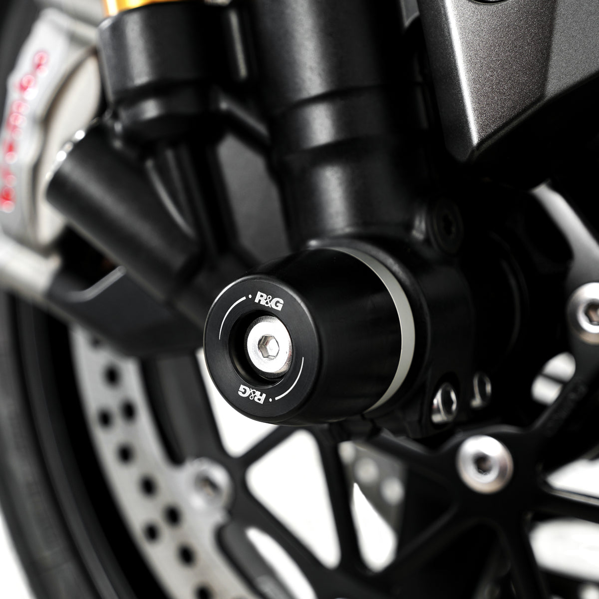 R&G APEX Fork Protectors | Black | Kawasaki ZX-10R '16- & ZX-10RR '21-