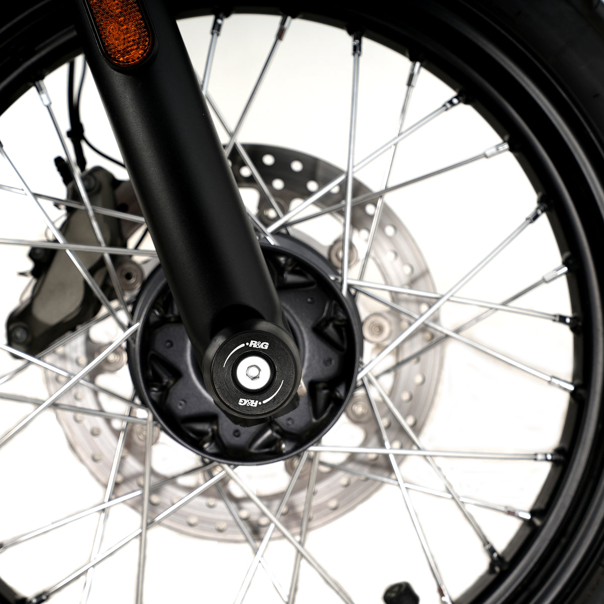 R&G APEX Fork Protectors | Black | Triumph Scrambler 900 '23-