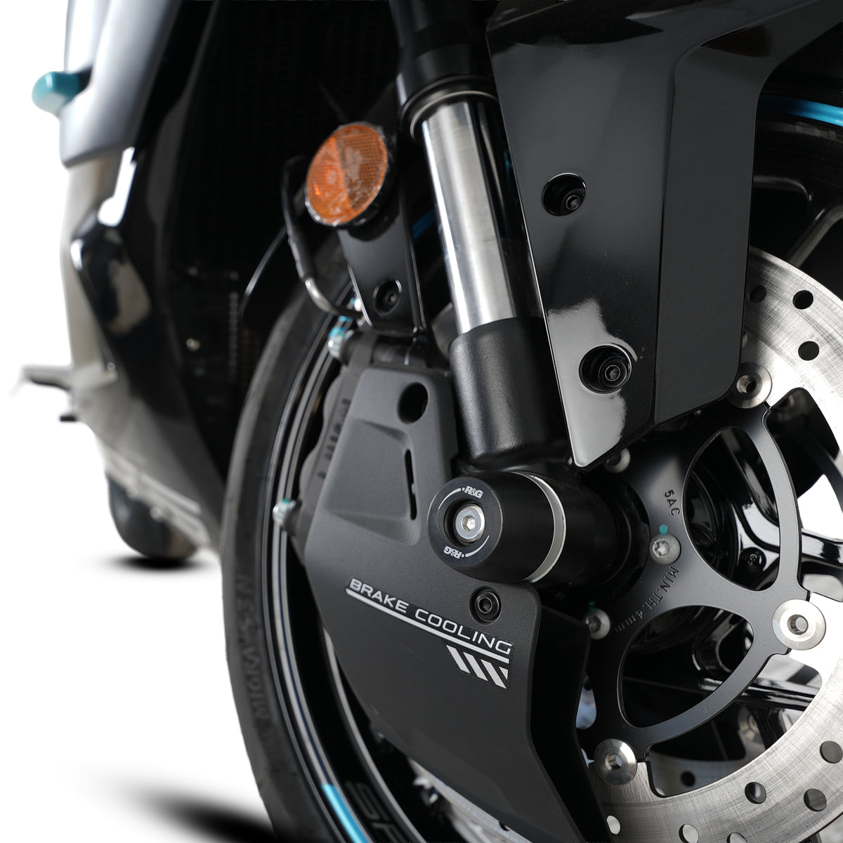 R&G APEX Fork Protectors | Black | CFMoto 675 SR-R '25-, 675SS '25- & 675NK ‘25-