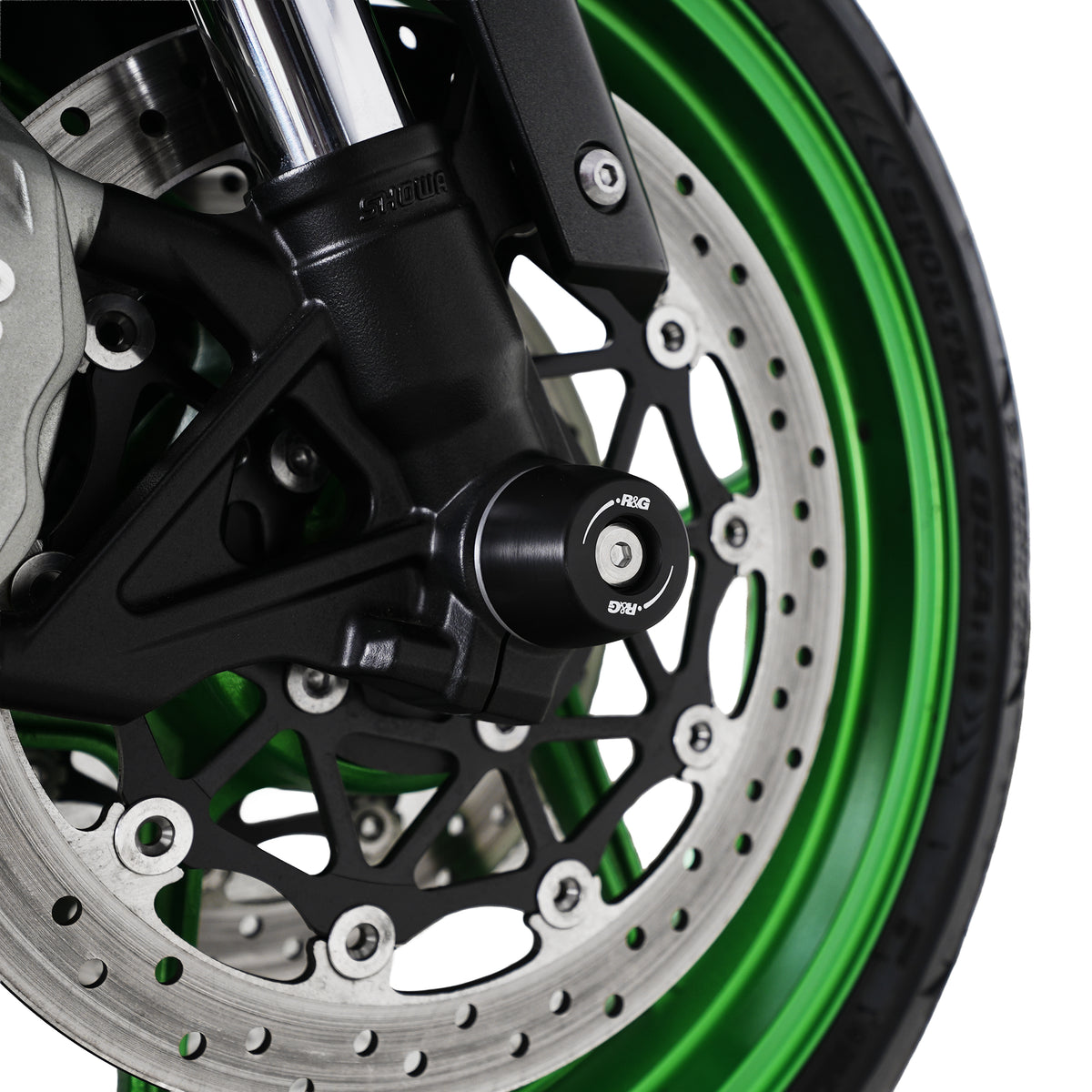 R&G APEX Fork Protectors | Black | Kawasaki Z1100 '26-