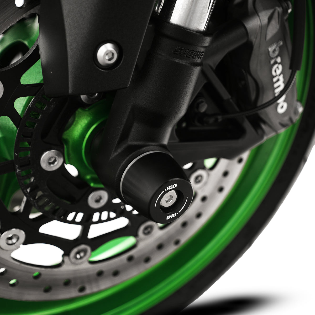 R&G APEX Fork Protectors | Black | Kawasaki Z1100 '26-