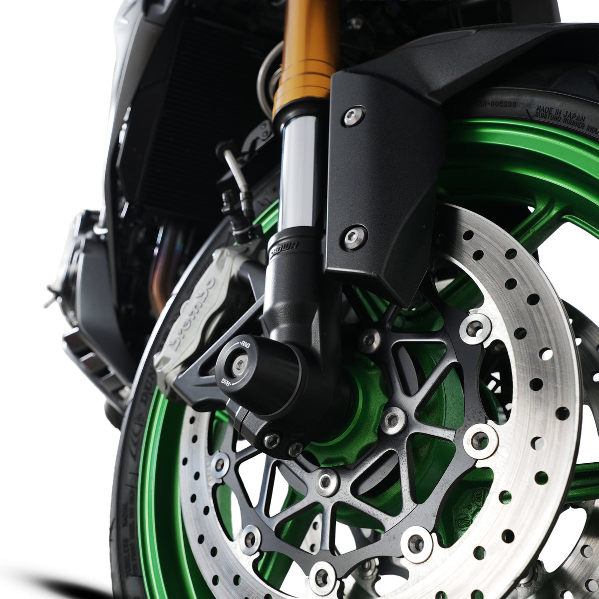 R&G APEX Fork Protectors | Black | Kawasaki Z1100 '26-