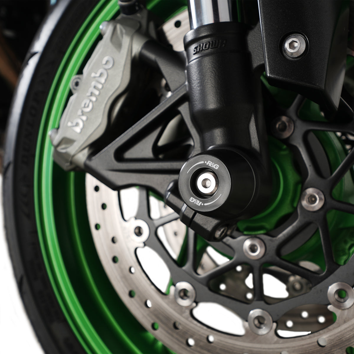 R&G APEX Fork Protectors | Black | Kawasaki Z1100 '26-