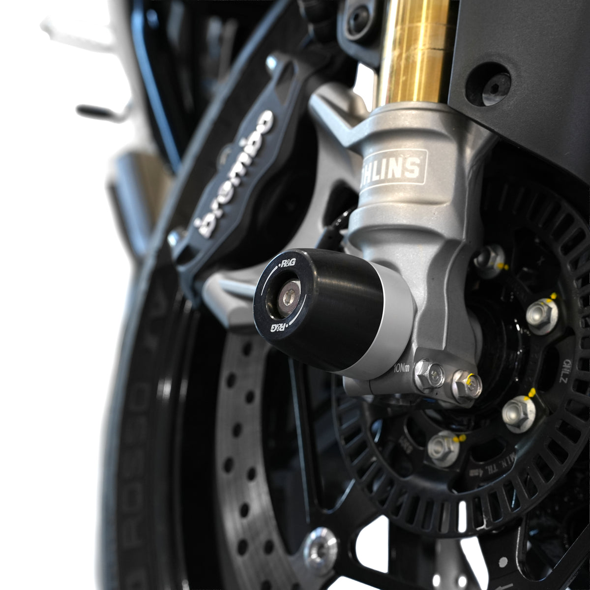 R&G APEX Fork Protectors | Black | Aprilia RS660 Factory '25- & Tuono 660 Factory '25-