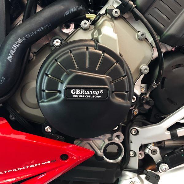 GBRacing Engine Cover Set | Ducati Streetfighter V4 2020>2022-EC-V4S-SF-2020-SET-GBR-Engine Covers-Pyramid Motorcycle Accessories