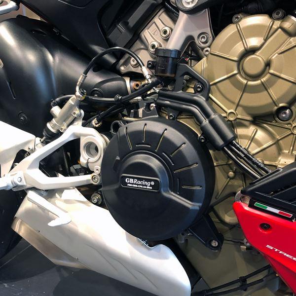 GBRacing Engine Cover Set | Ducati Streetfighter V4 2020>2022-EC-V4S-SF-2020-SET-GBR-Engine Covers-Pyramid Plastics