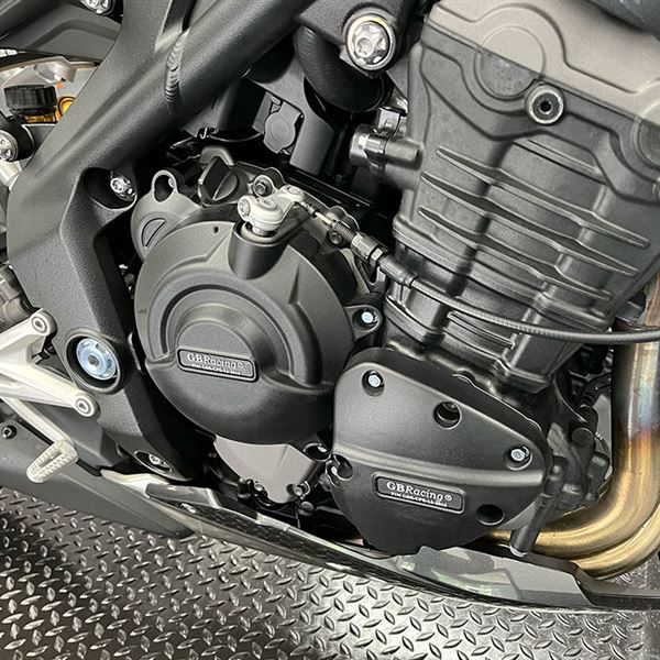 GBRacing Engine Cover Set | Triumph Speed Triple 1200 RR 2021>2022-EC-ST-1200-2021-SET-GBR-Engine Covers-Pyramid Motorcycle Accessories
