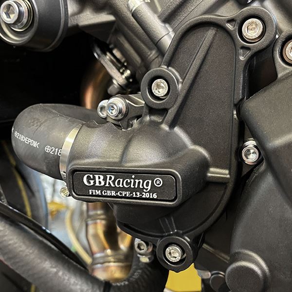 GBRacing Engine Cover - Water Pump Cover | Yamaha XSR 900 2022>Current-EC-MT09-2021-5-GBR-Engine Covers-Pyramid Motorcycle Accessories