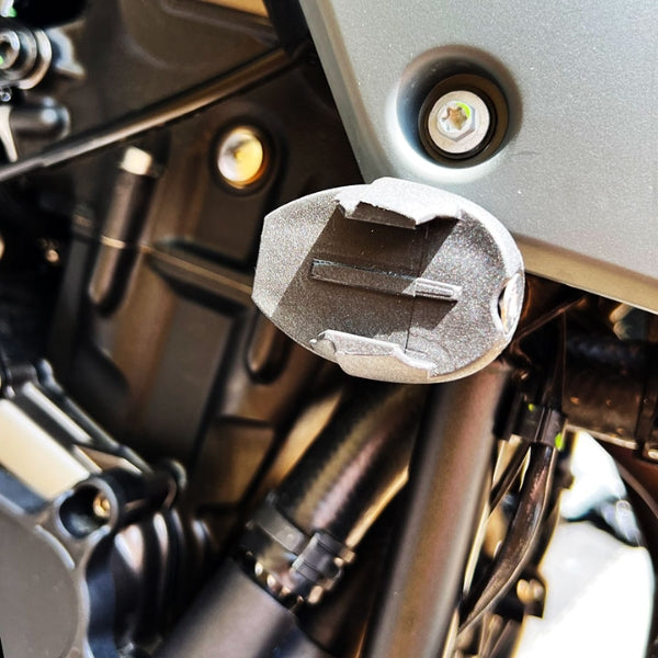 GBRacing GoPro Camera Mount Bullet Frame Slider | Yamaha Tenere 700 2019>Current-Crash Protection-Pyramid Motorcycle Accessories