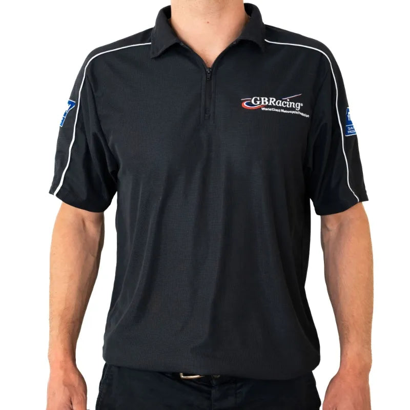GBRacing Men's Tech Polo | Dark Grey -  Shop name