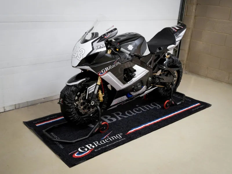 GBRacing Motorcycle Mat -  Shop name