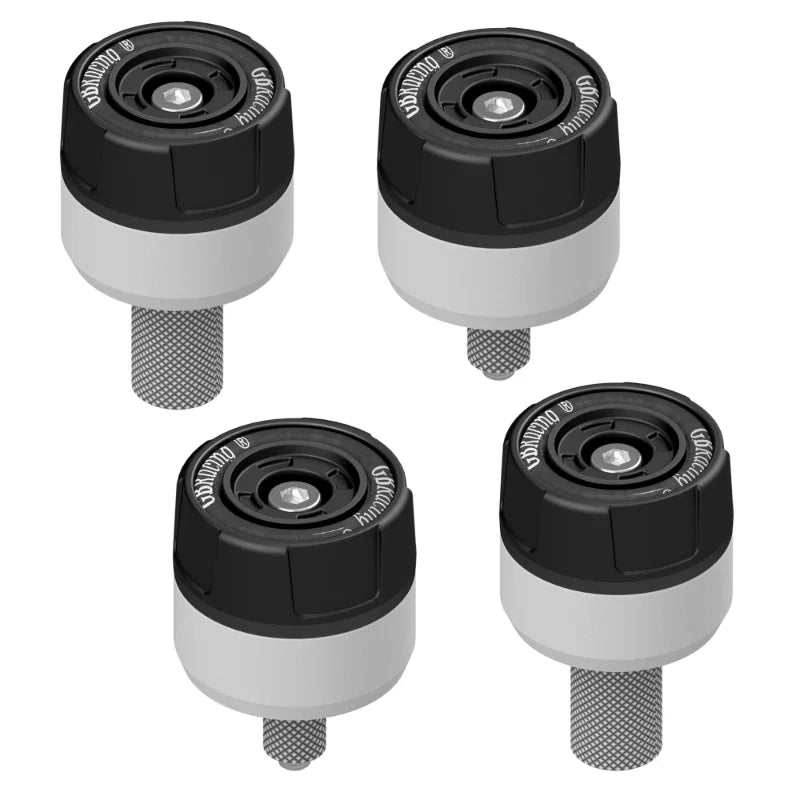 GBRacing Spindle Protector Set - Front and Rear | Suzuki GSX-8R 2024>Current -   Pyramid Motorcycle Accessories