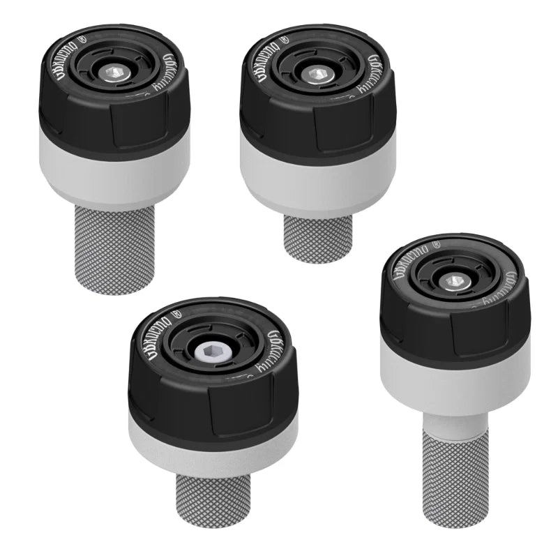 GBRacing Spindle Protector Set - Front and Rear | Aprilia RSV4/Tuono V4 2021>Current -   Pyramid Motorcycle Accessories