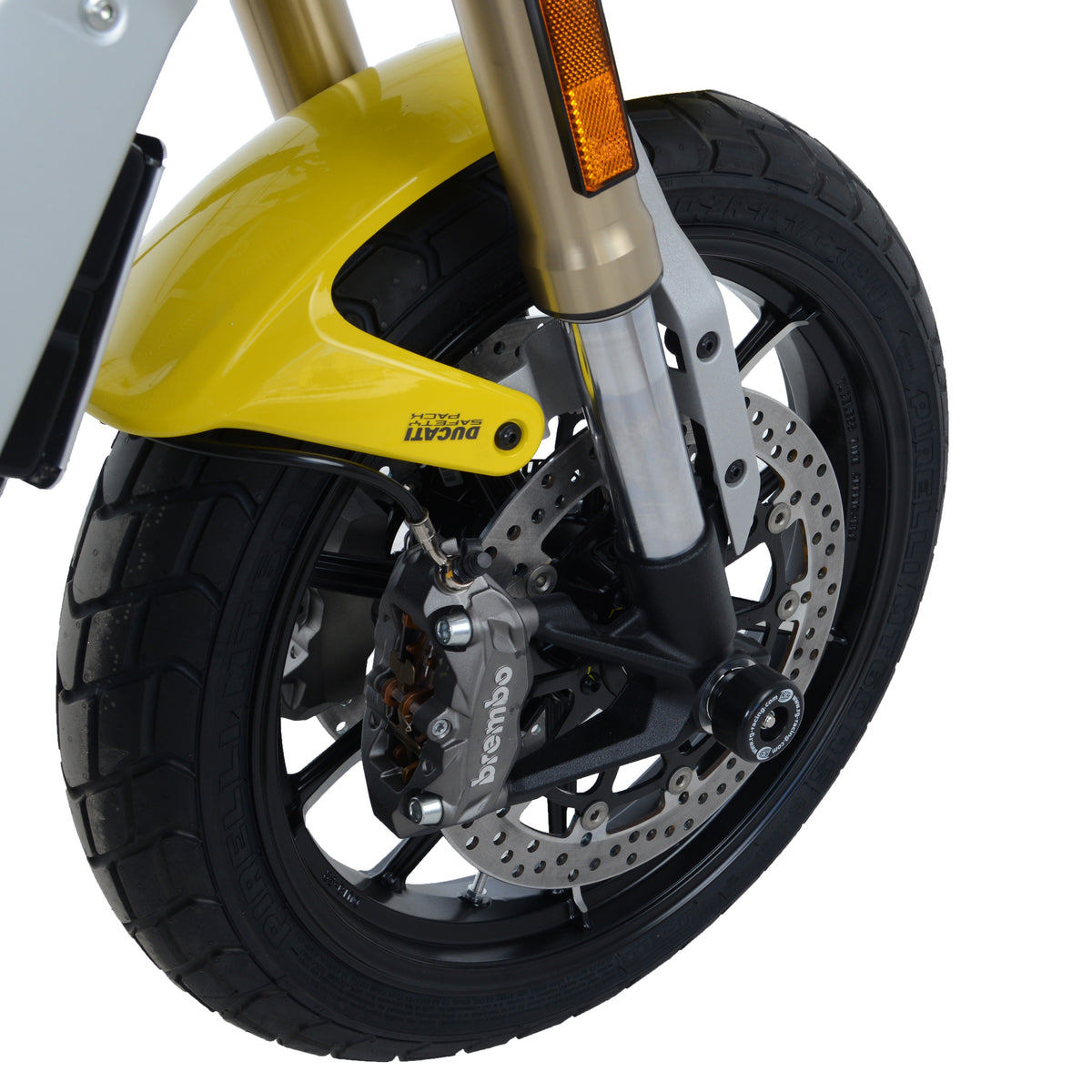 R&G Fork Protectors | Black | Ducati Scrambler Urban Enduro '15-'17, Scrambler 1100 '18-25, Scrambler 1100 Pro '20-25 & Desert Sled '18- -   Pyramid Motorcycle Accessories