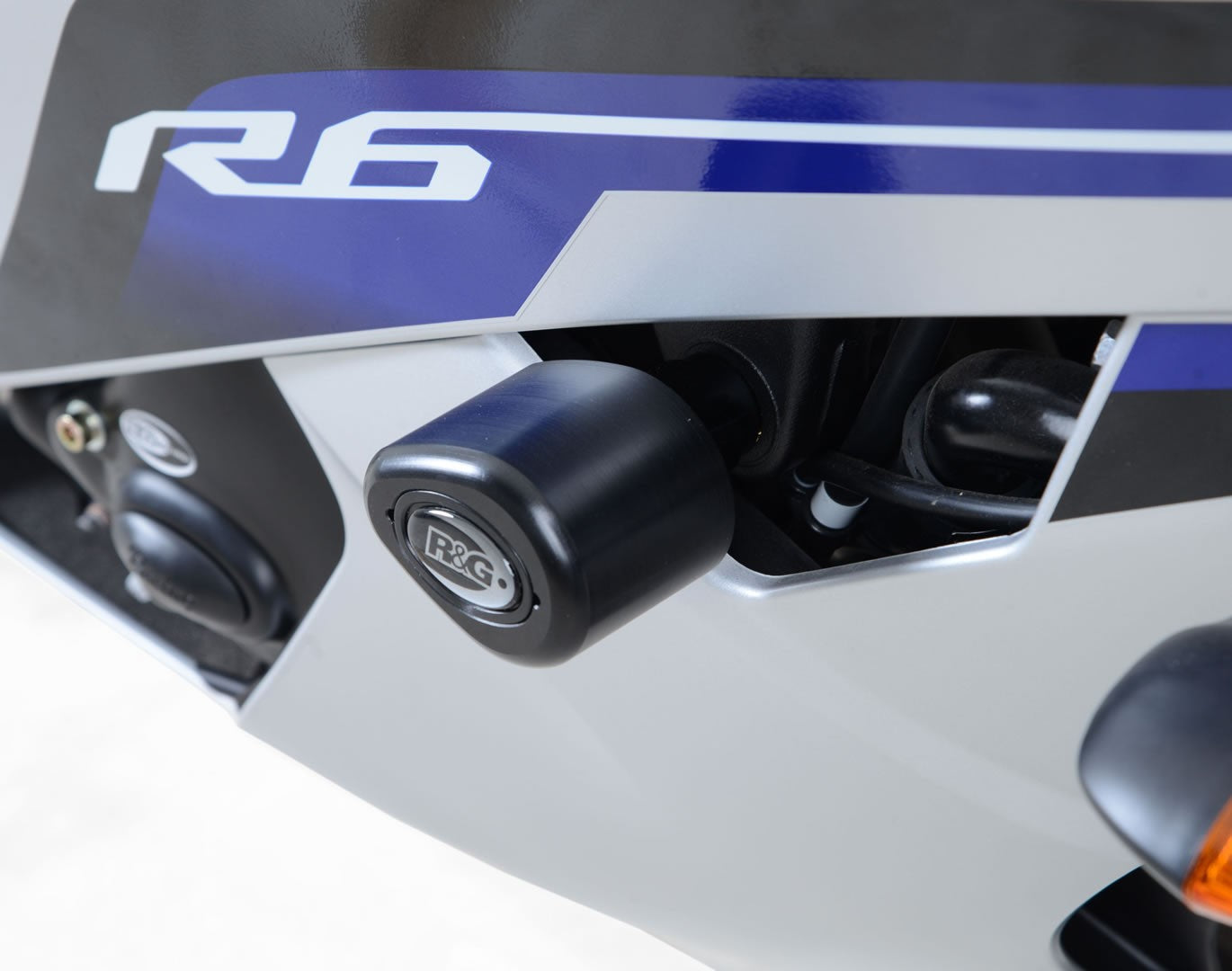 R&G Crash Protectors | White | Yamaha YZF-R6 2006>2016