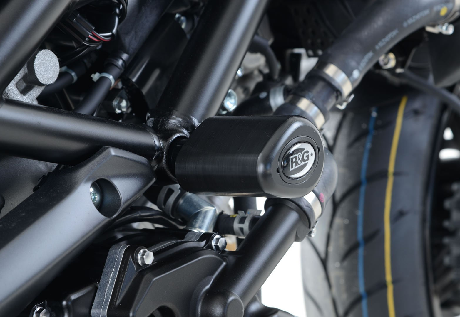 R&G Crash Protectors | Black | Suzuki SV 650 2016>2018 & Suzuki SFV 650 Gladius 2009>2016 & Suzuki SV650X 2018>2023