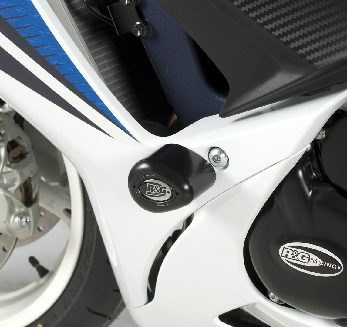 R&G Crash Protectors | White | Suzuki GSX-R600 2011>2018 & Suzuki GSX-R750 2011>2024
