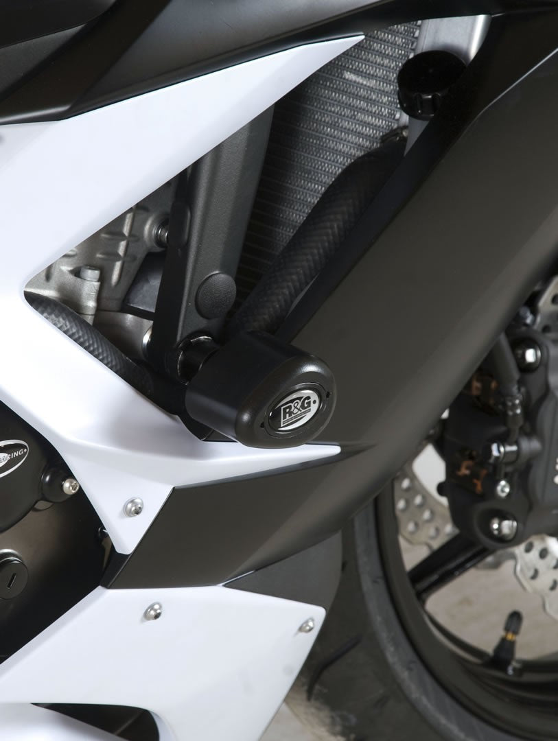 R&G Crash Protectors | White | Kawasaki Ninja ZX6-R 2013>2018