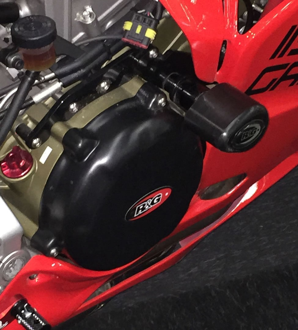 R&G Crash Protectors | Black | Ducati 1299 Panigale 2015>2019 & Ducati 959 Panigale 2016>2019 & Ducati 899 Panigale 2013>2015 & Ducati Panigale V2 2020>2024 & Ducati 1199 Panigale 2012>2015