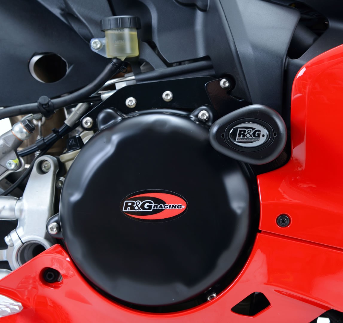 R&G Crash Protectors | White | Ducati 1299 Panigale 2015>2019 & Ducati 959 Panigale 2016>2019 & Ducati 899 Panigale 2013>2015 & Ducati Panigale V2 2020>2024 & Ducati 1199 Panigale 2012>2015