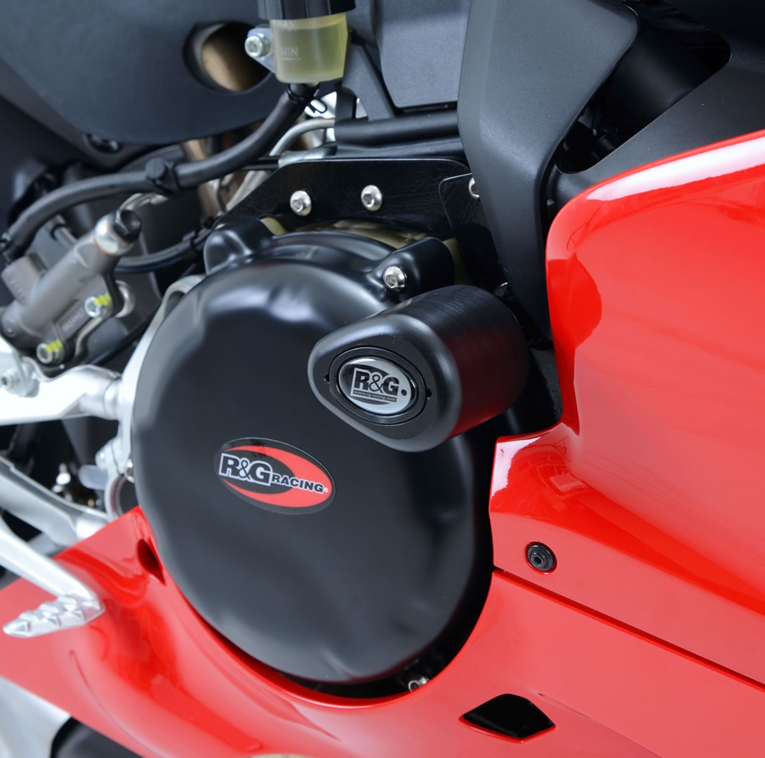 R&G Crash Protectors | Black | Ducati 1299 Panigale 2015>2019 & Ducati 959 Panigale 2016>2019 & Ducati 899 Panigale 2013>2015 & Ducati Panigale V2 2020>2024 & Ducati 1199 Panigale 2012>2015