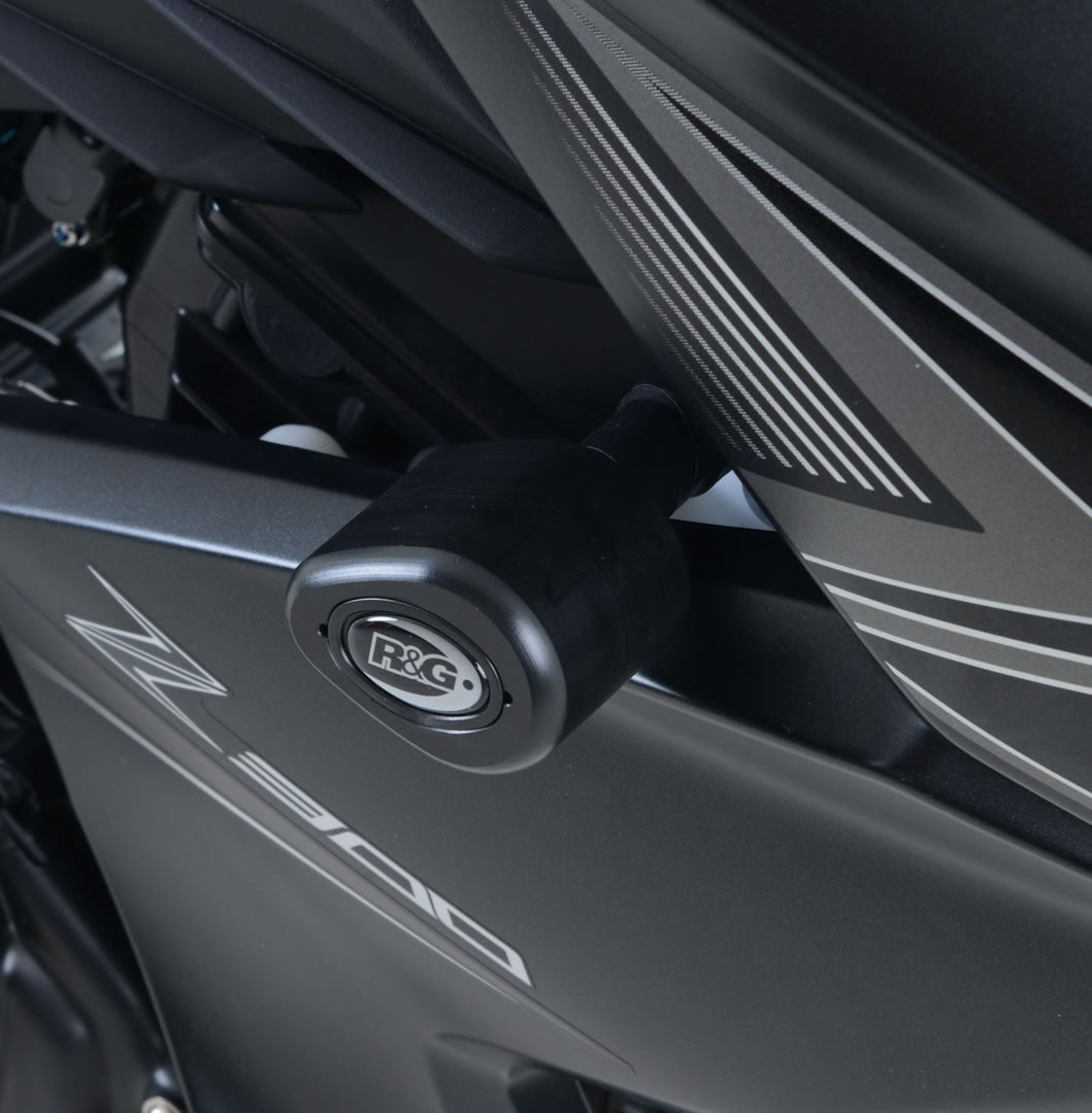 R&G Crash Protectors | Black | Kawasaki Z 250 SL 2013>2018 & Kawasaki Z 300 2015>2018