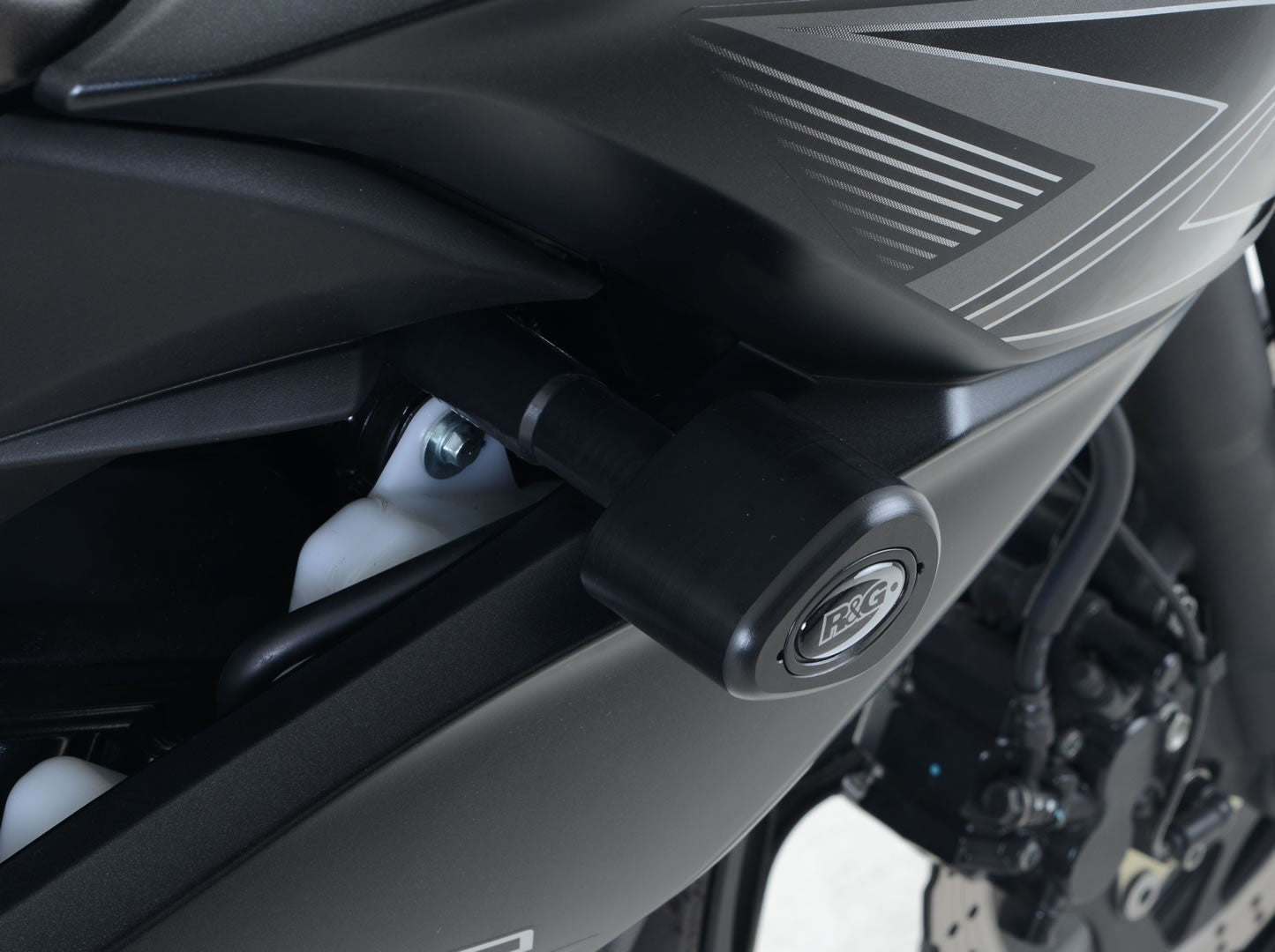 R&G Crash Protectors | Black | Kawasaki Z 250 SL 2013>2018 & Kawasaki Z 300 2015>2018 -   Pyramid Motorcycle Accessories