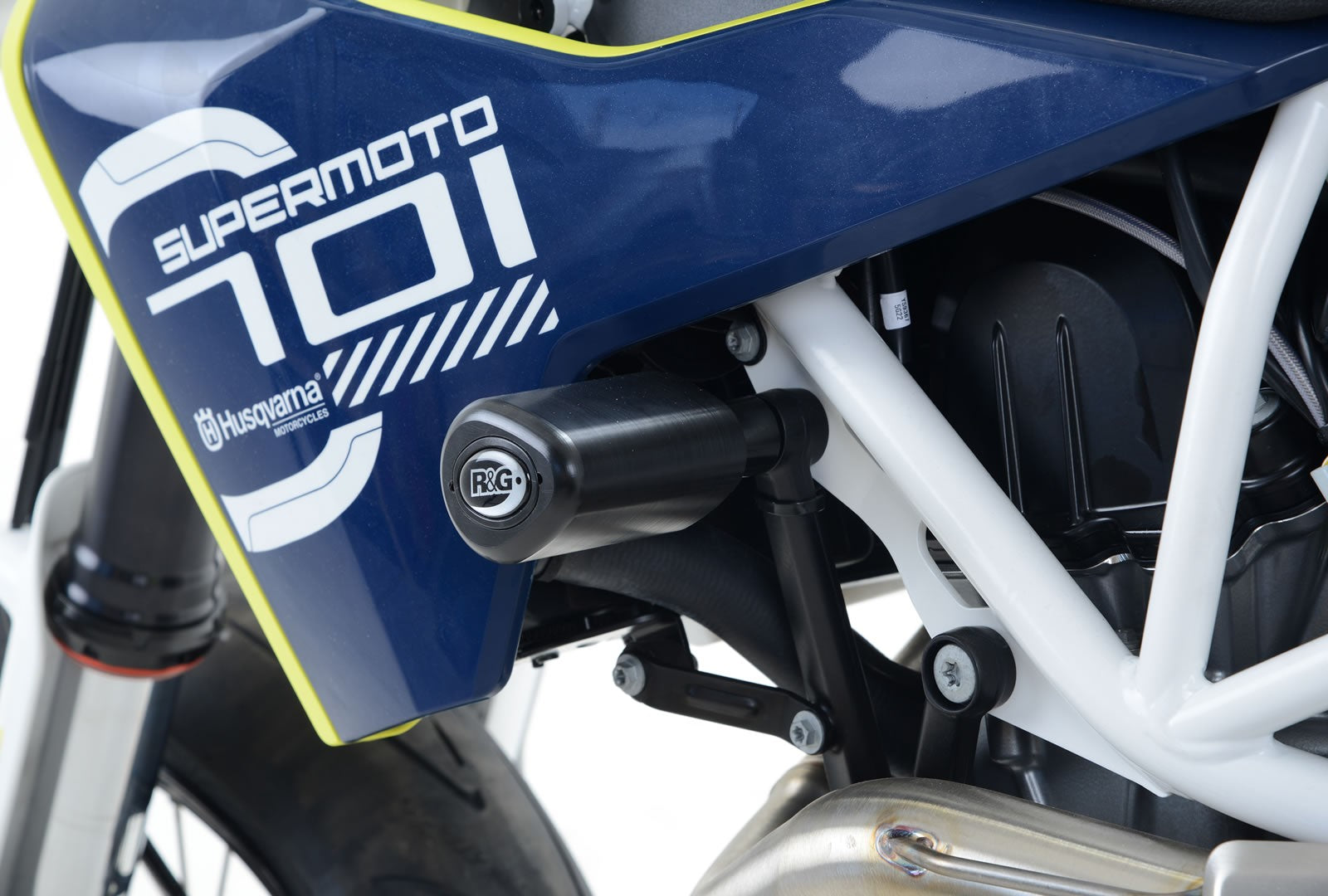 R&G Crash Protectors | Black | KTM 690 SMC R 2019>2020 & Husqvarna 701 Enduro 2016>2024 & Husqvarna 701 Supermoto 2016>2024