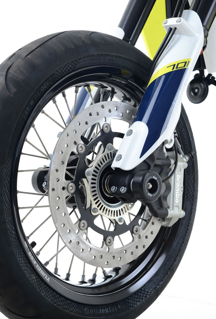 R&G Fork Protectors | Black | Husqvarna 701 Supermoto '16- '24
