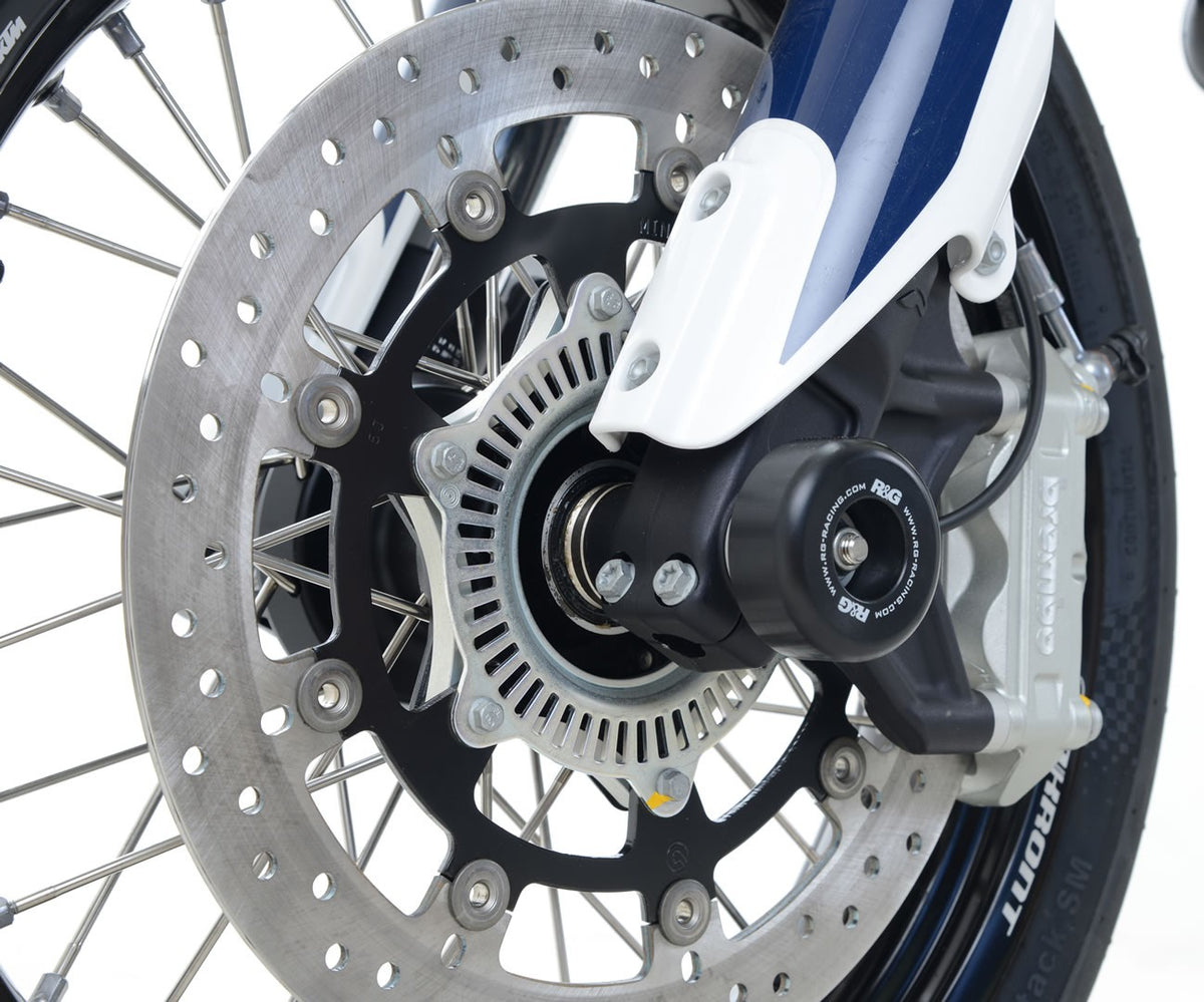 R&G Fork Protectors | Black | Husqvarna 701 Supermoto '16- '24 -   Pyramid Motorcycle Accessories